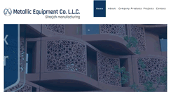 Desktop Screenshot of metallicindustries.com
