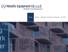 Tablet Screenshot of metallicindustries.com